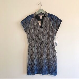 NWT F21 Blue Cinched Waist Sheath Dress